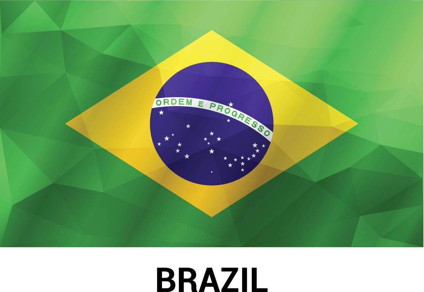 Brazil Indpendence day design card vector