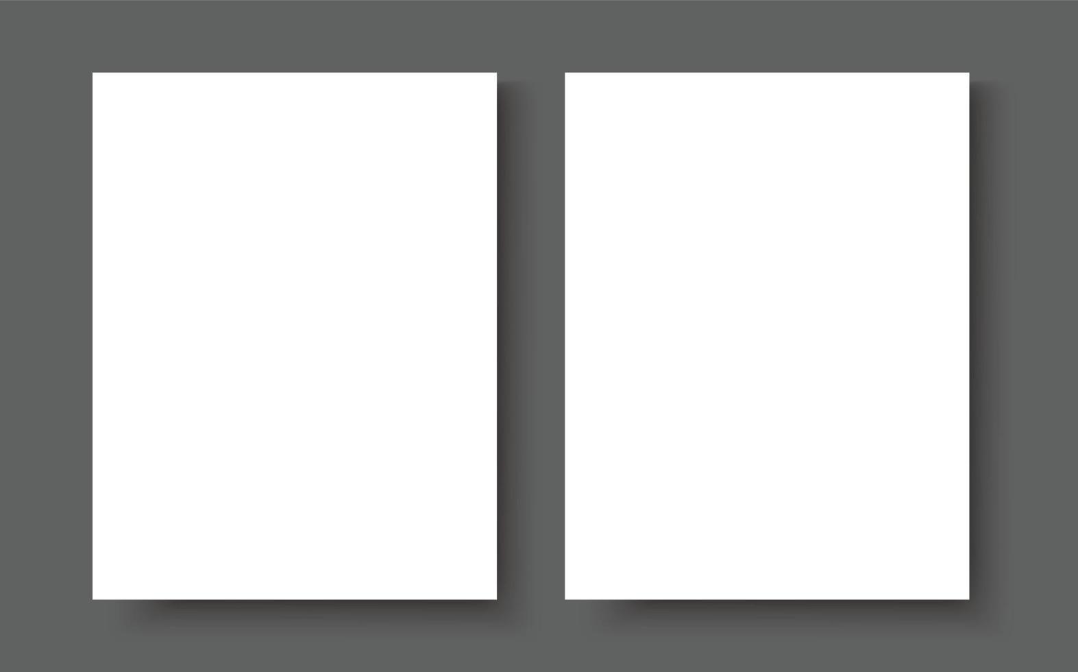 Blank notebook paper sheet vector illustration