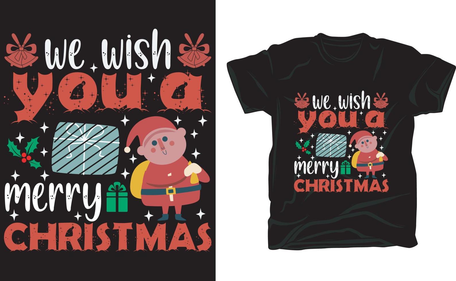 Christmas t-shirt design vector