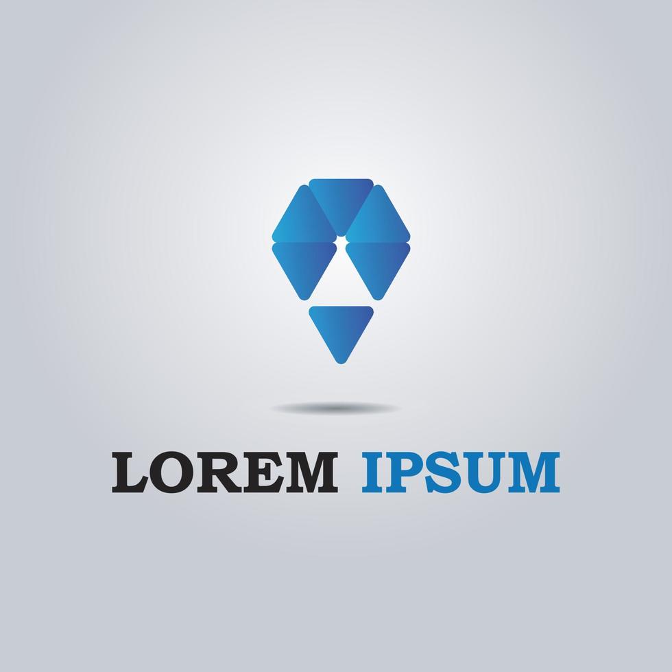 location abstract logo vector