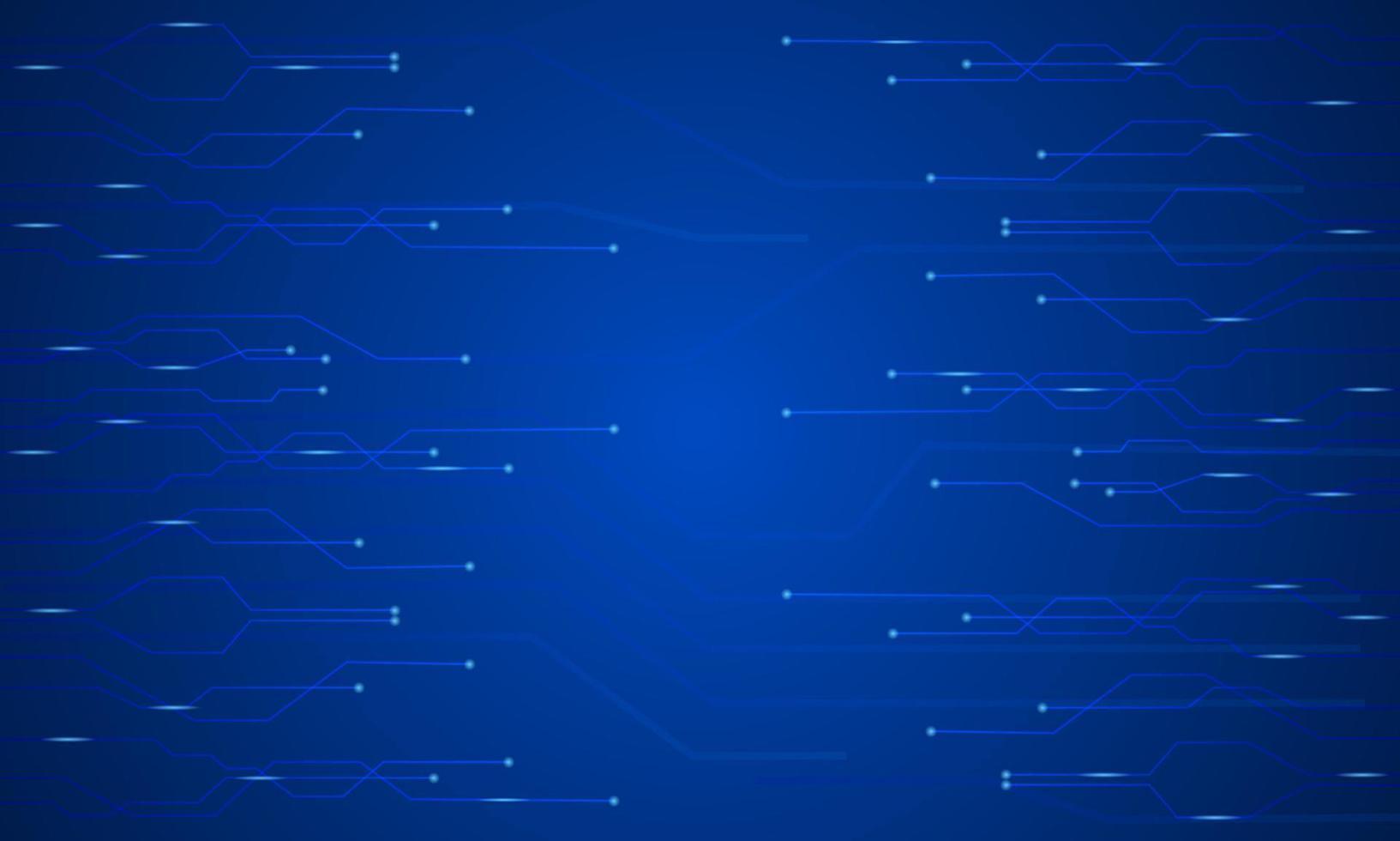 Abstract lines and dots connect background. Technology connection digital,blue technology background vector