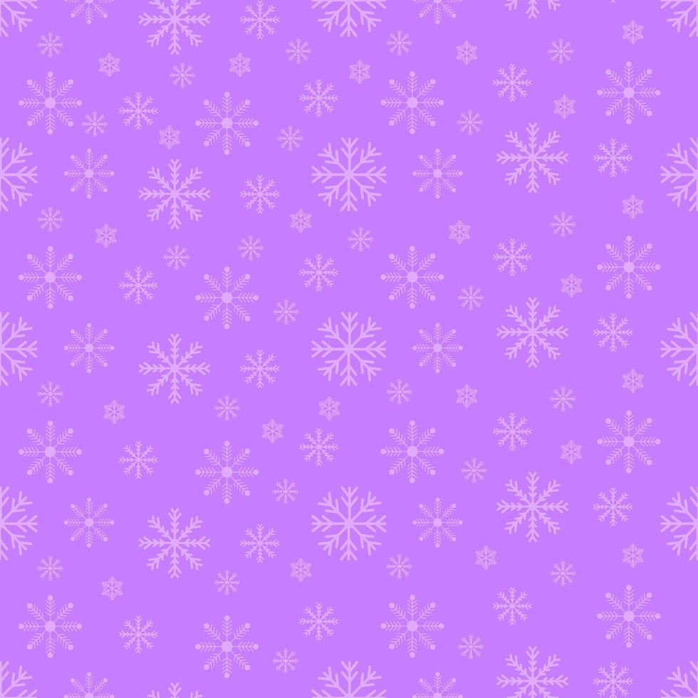 Seamless pattern with snowflakes. Christmas background. Vector illustration.