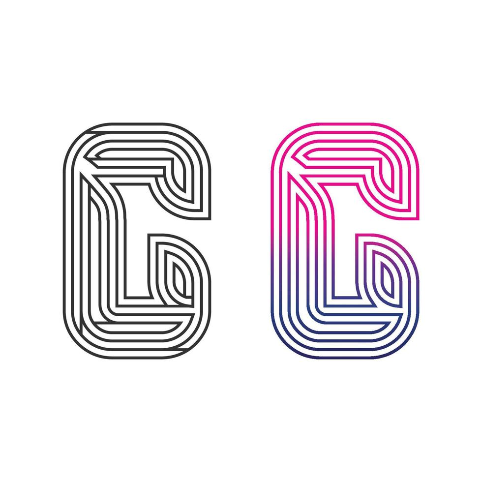G Letter vector illustration icon
