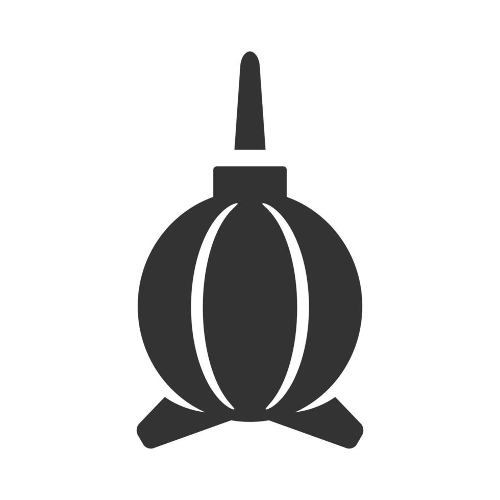 Black and white icon blower vector