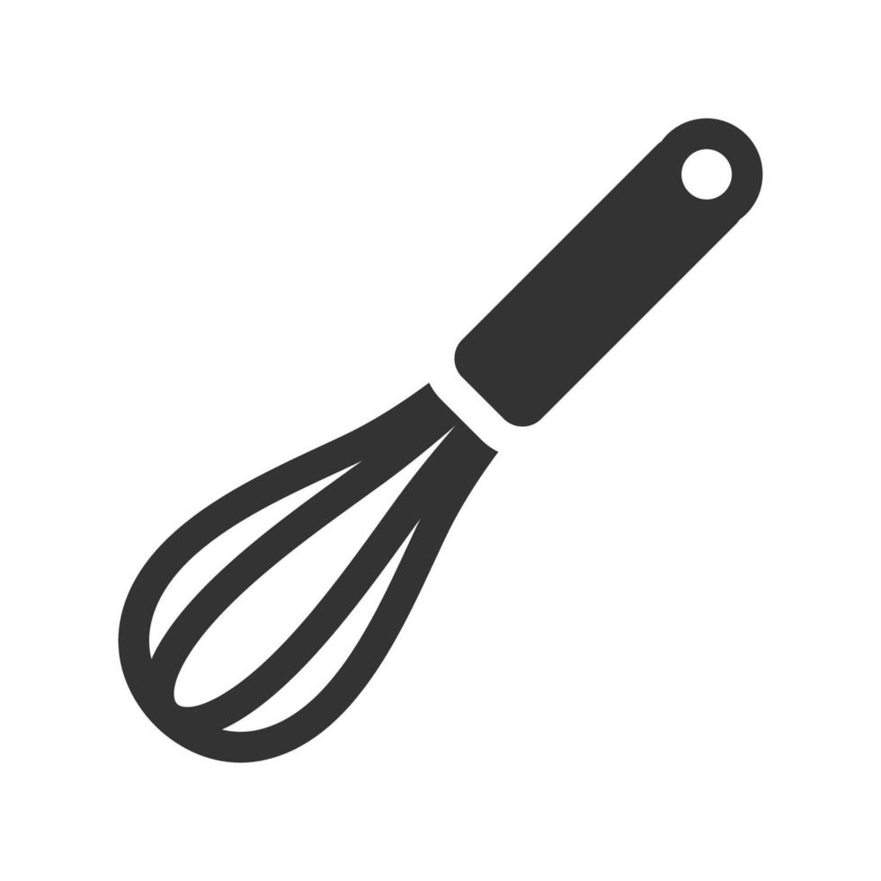 Black and white icon eggbeater vector