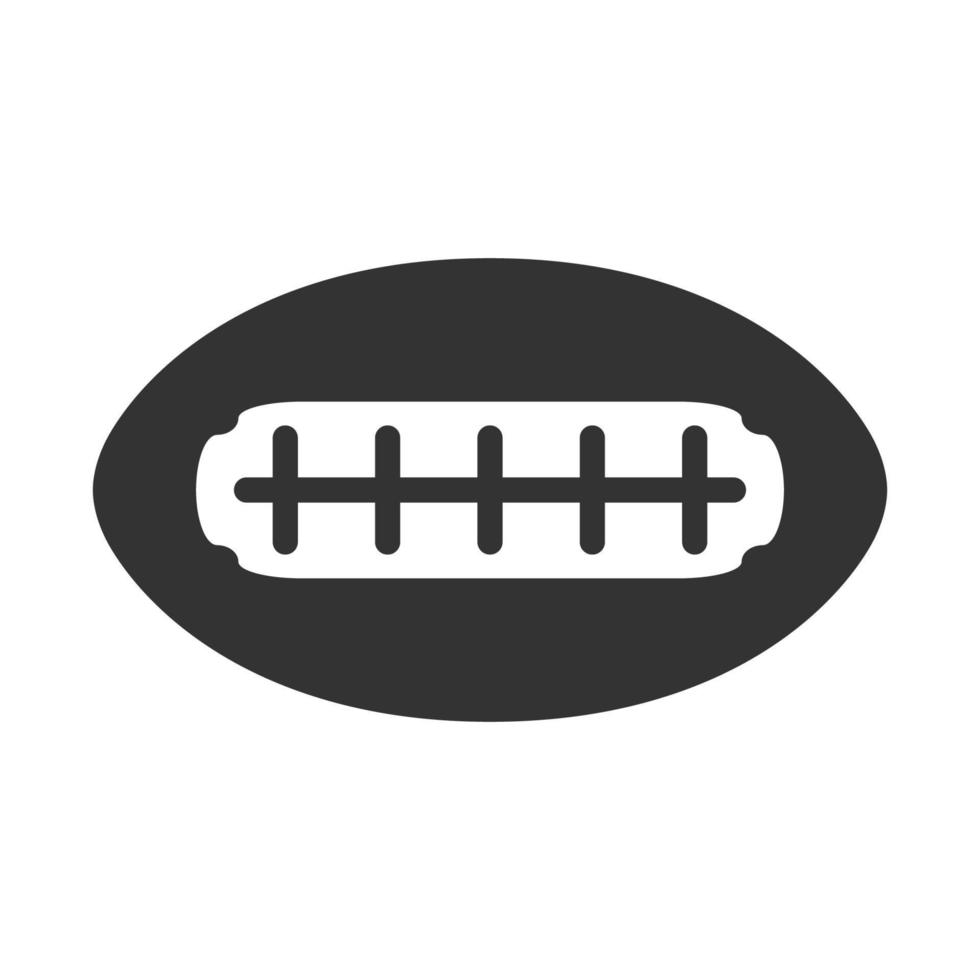 Black and white icon football vector