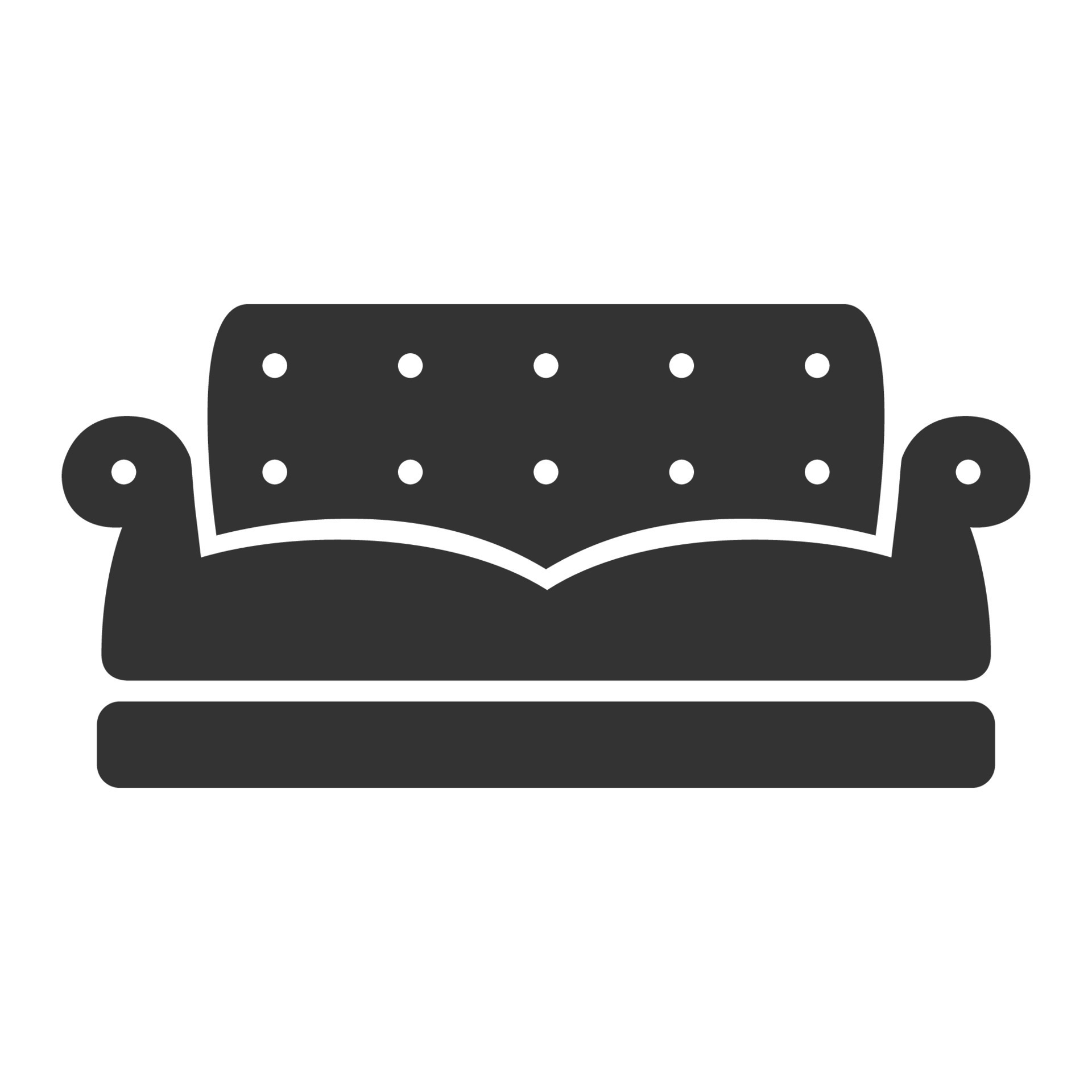 Black and white icon couch 14031376 Vector Art at Vecteezy