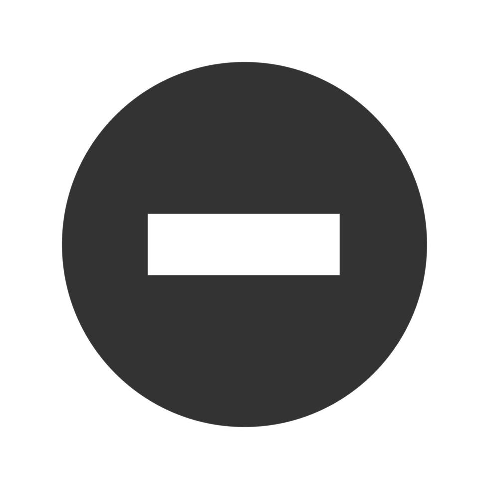 Black and white icon stop sign vector