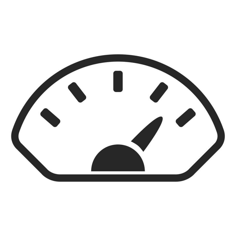 Black and white icon dashboard vector