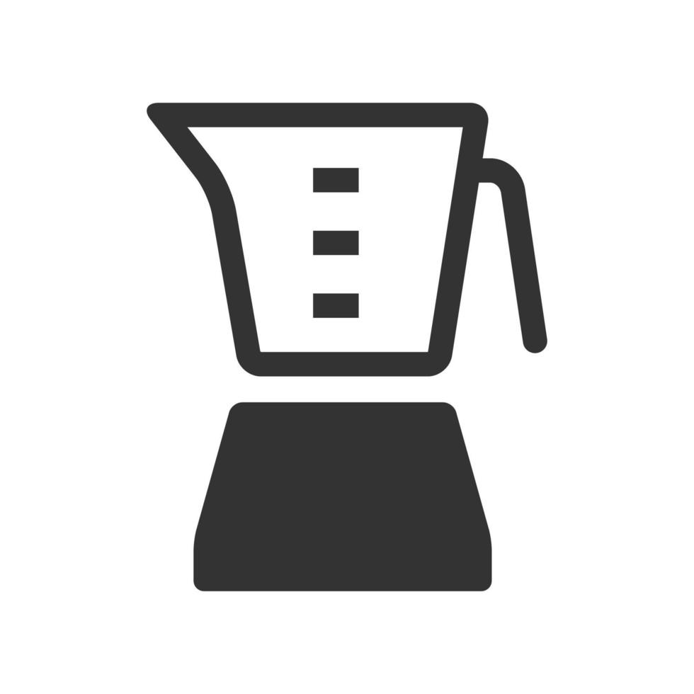 Black and white icon juicer vector