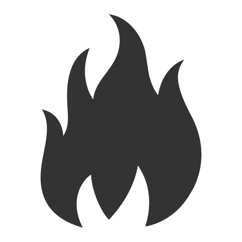 Black and white icon fireman vector