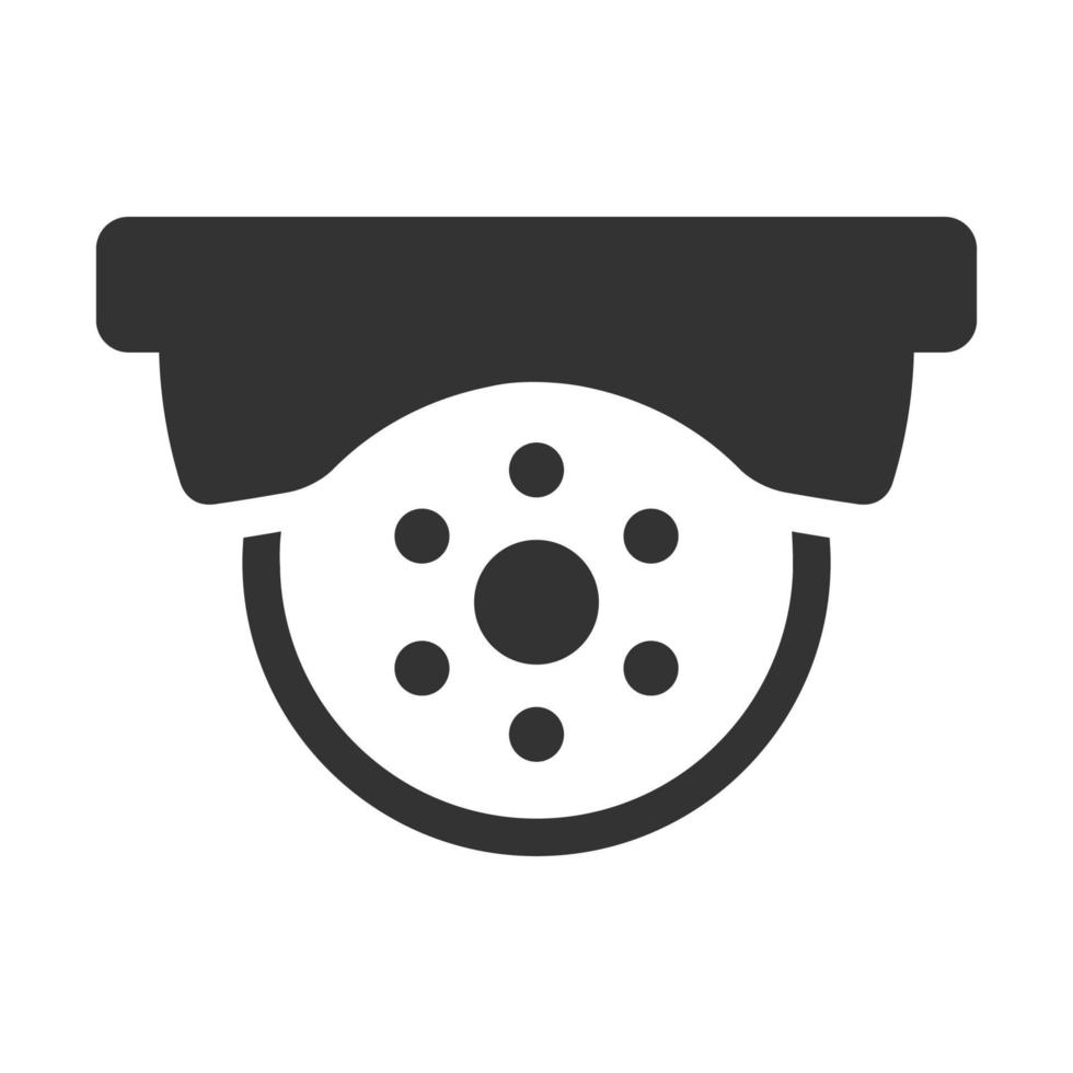 Black and white icon camera vector