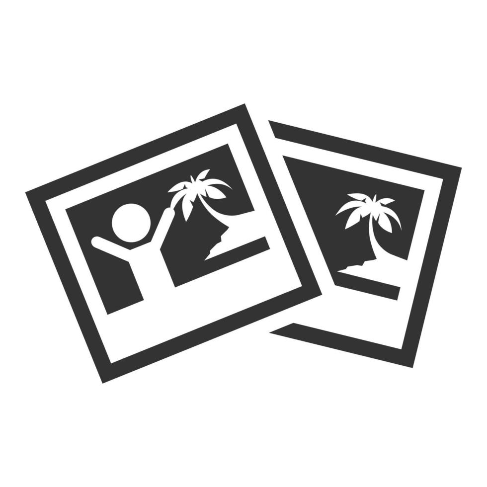 Fotos de icono blanco y negro vector