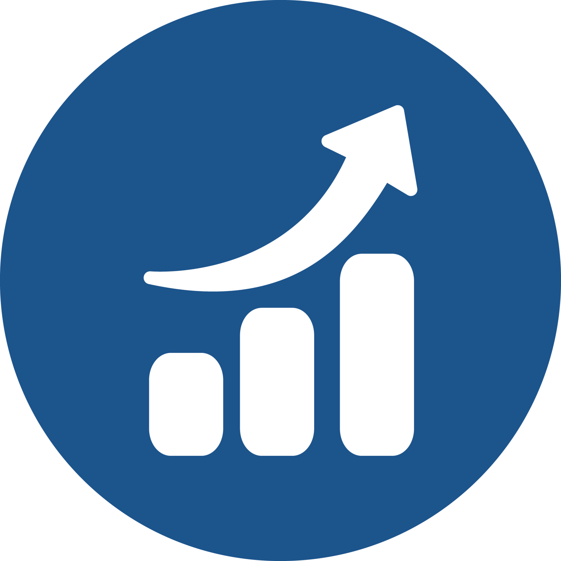 Increase icons design in blue circle. 14031939 PNG