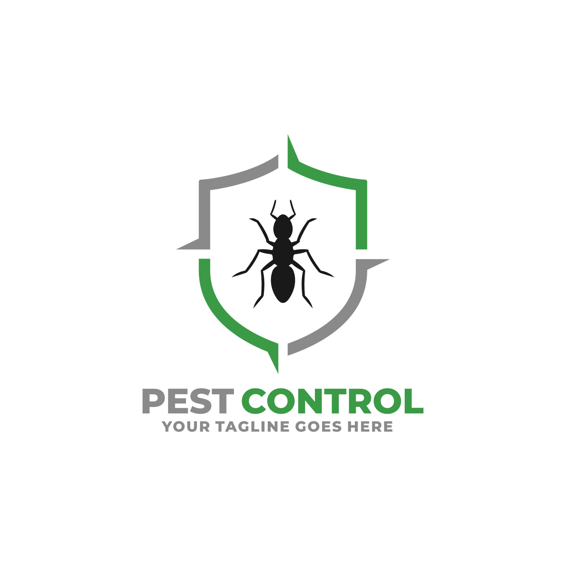 Pest control ant logo design vector 14032445 Vector Art at Vecteezy