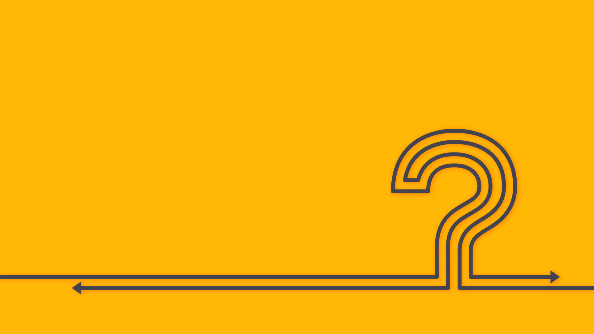 Question mark simple background in yellow colors. Minimalistic