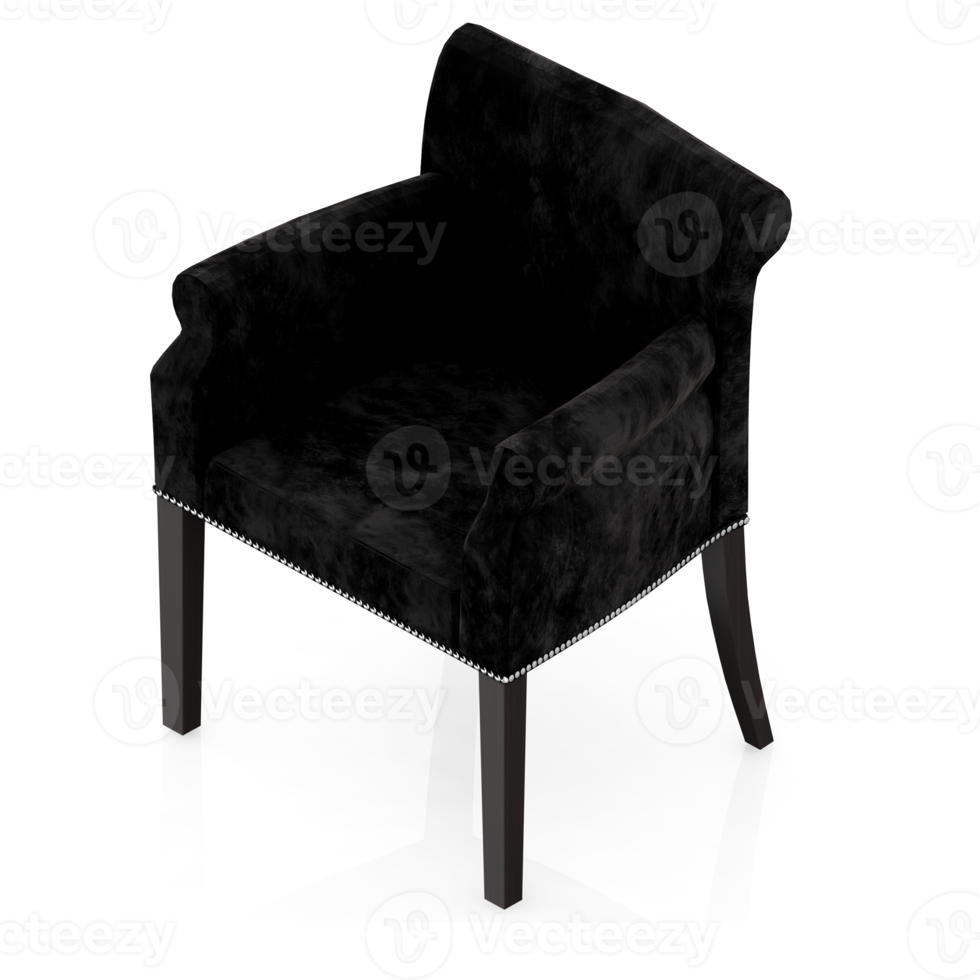 Isometric Armchair Isolated 3D render png