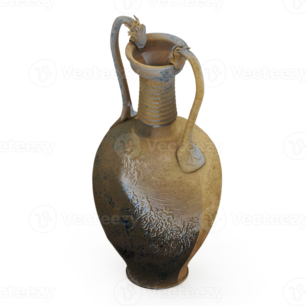 isometrico vasi 3d rendere png