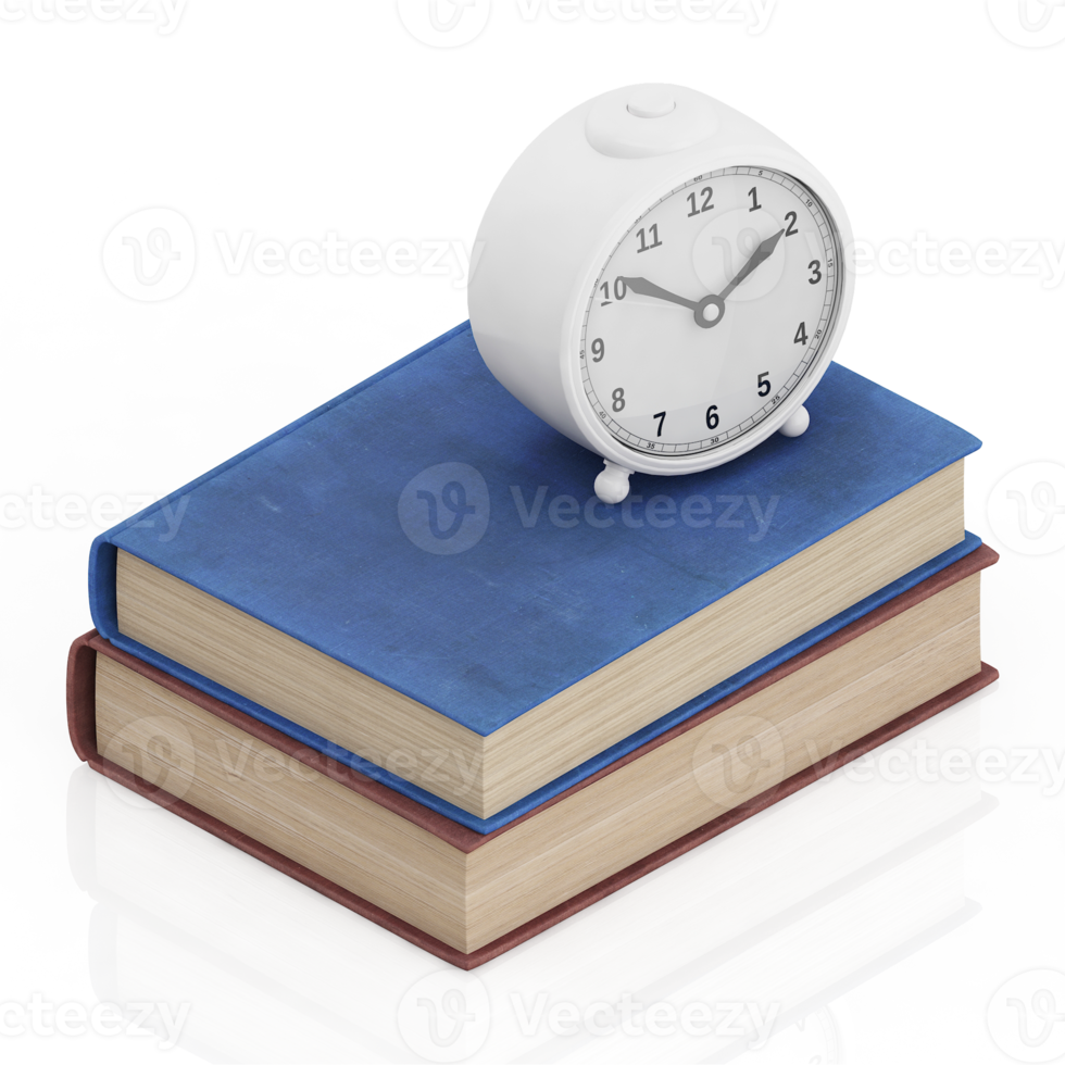Isometric Books 3D render png