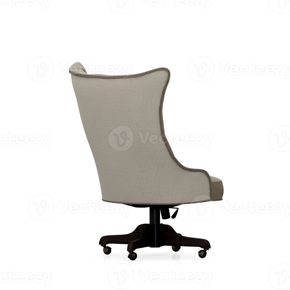 Isometric Chair 3D isolated rendering png