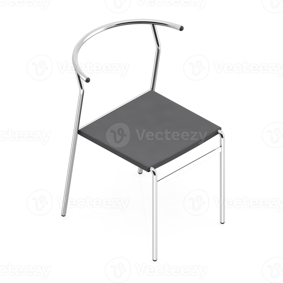 Isometric Chair 3D isolated rendering png