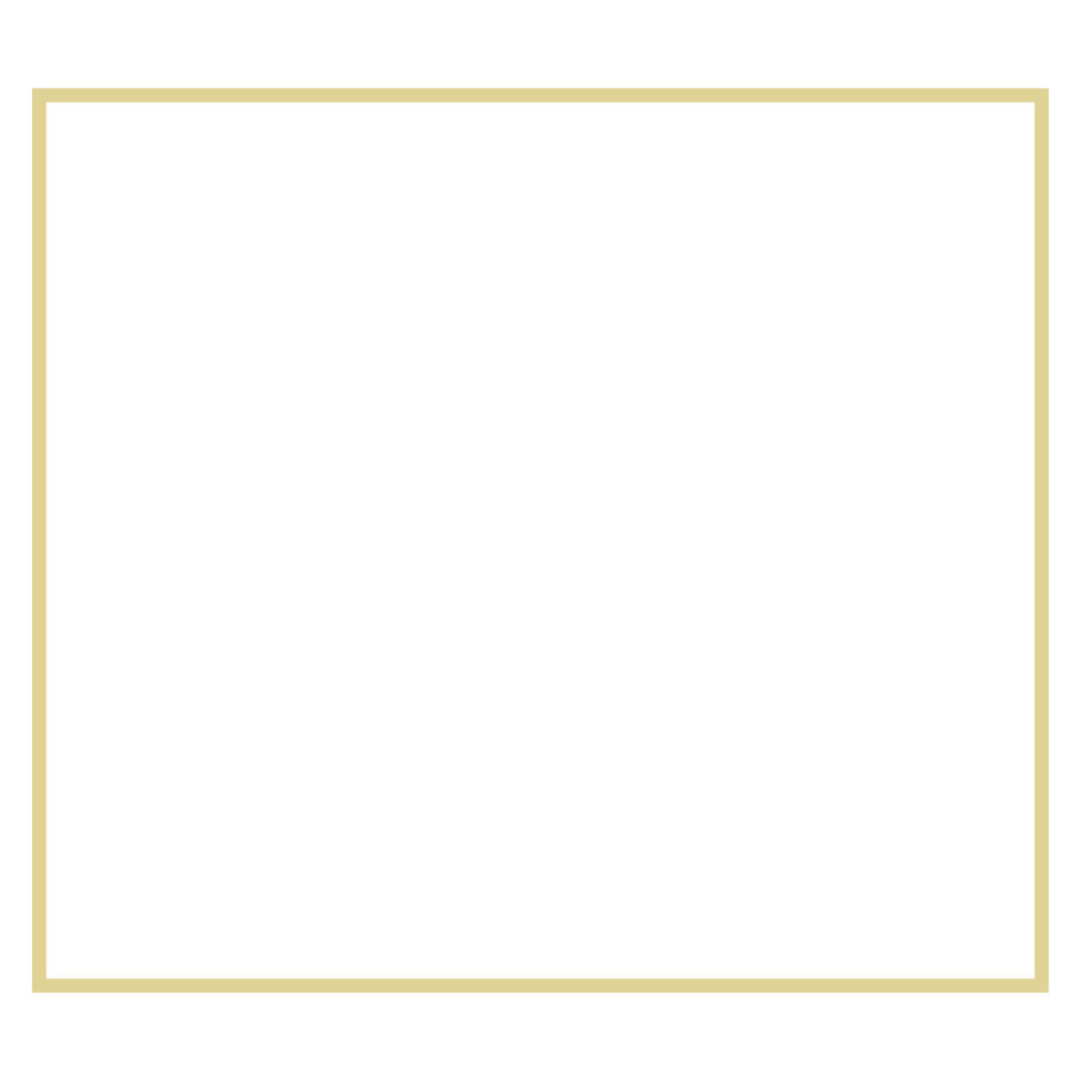 Minimalist Gold Frame 14033285 PNG