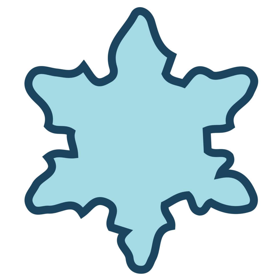 Schneeflocke einzelnes Element png