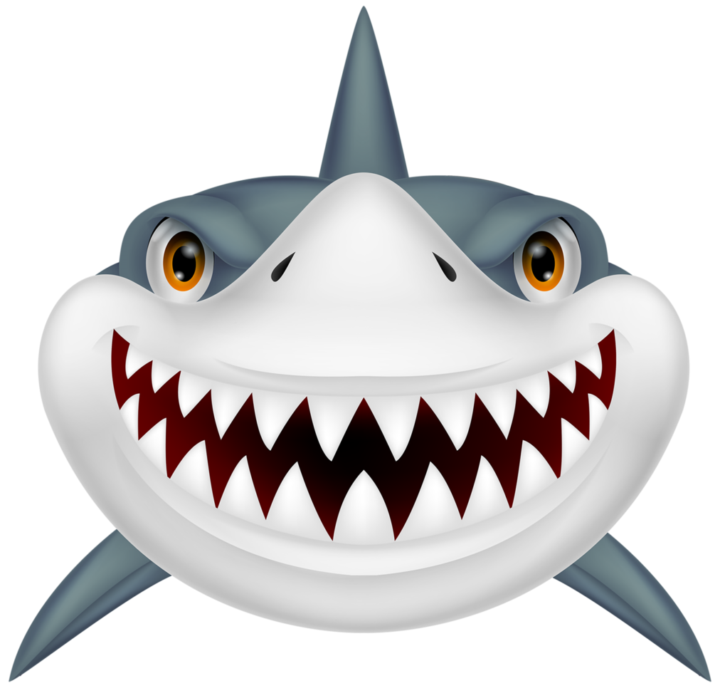 requin effrayant transparent png