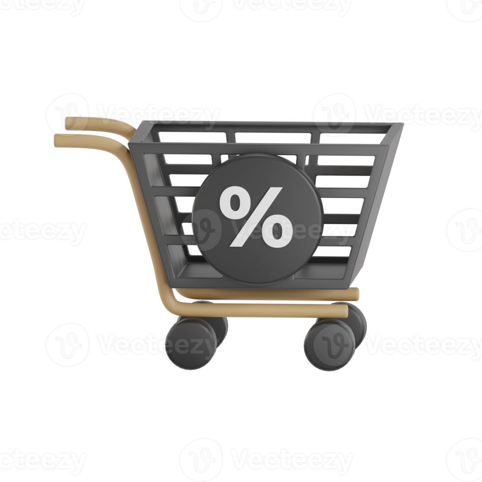 3d trolley black friday png