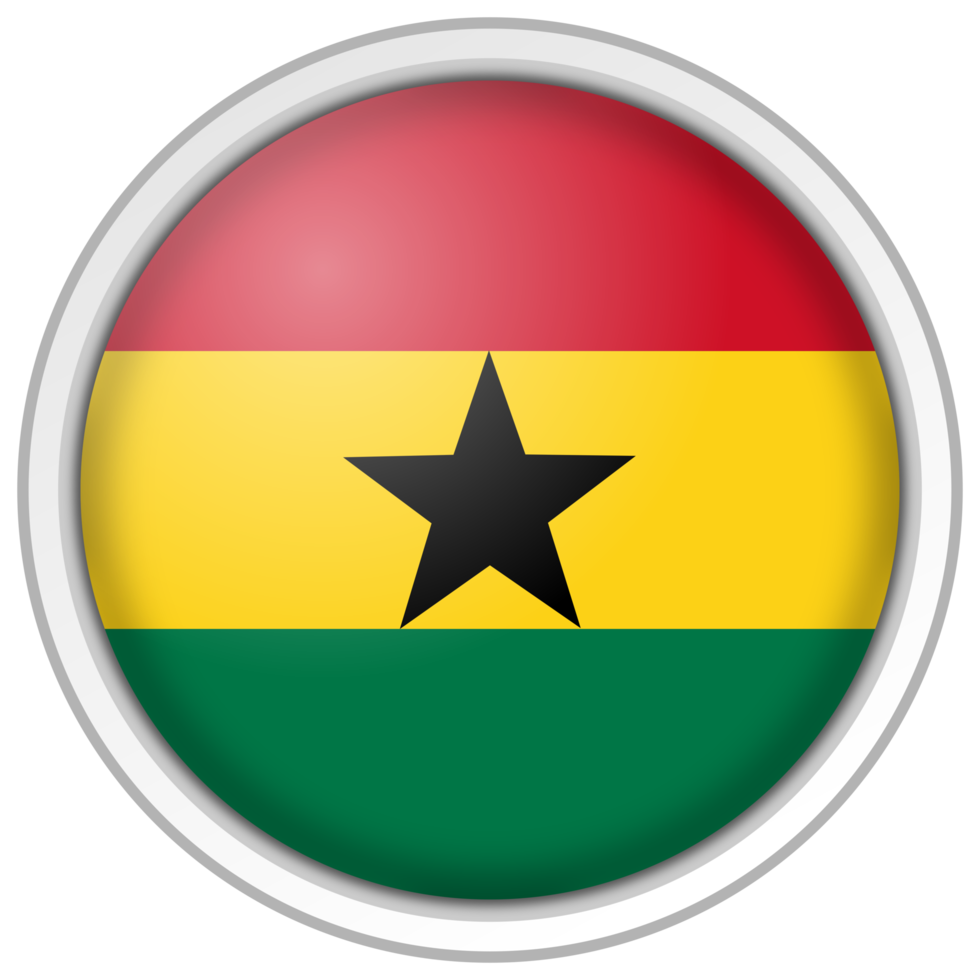 ghana cirkel flagga png