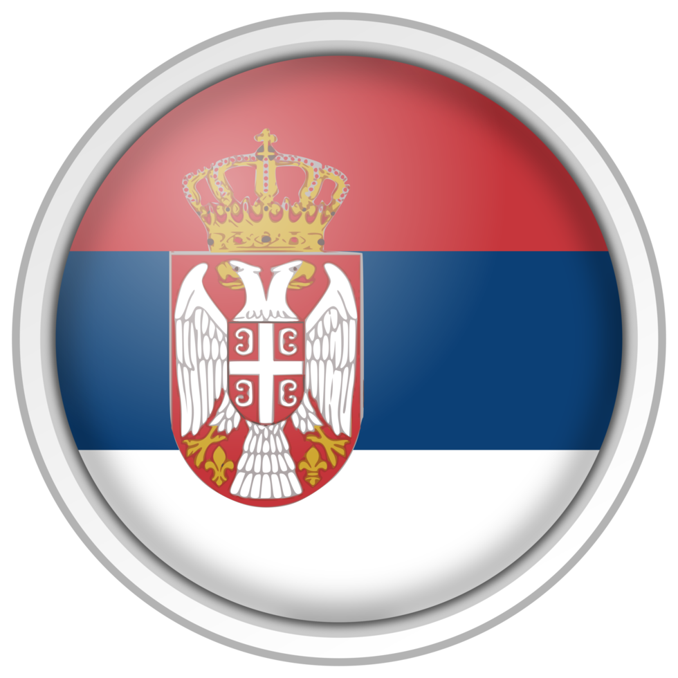 drapeau de cercle de serbie png