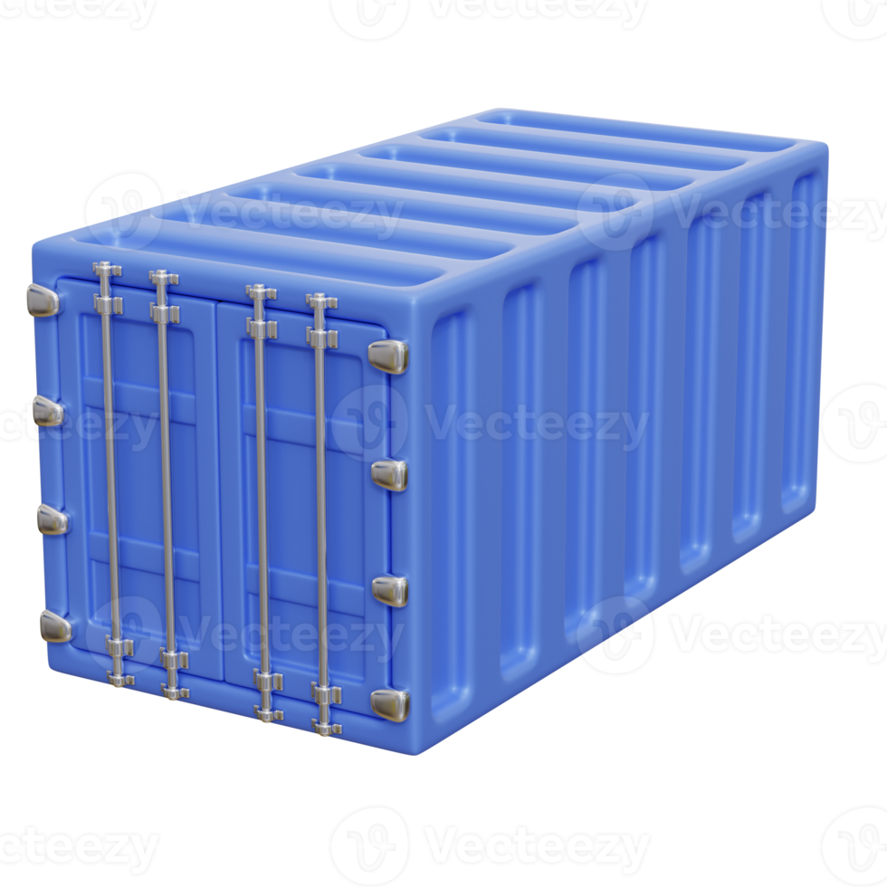 Container Box 3D Illustration png