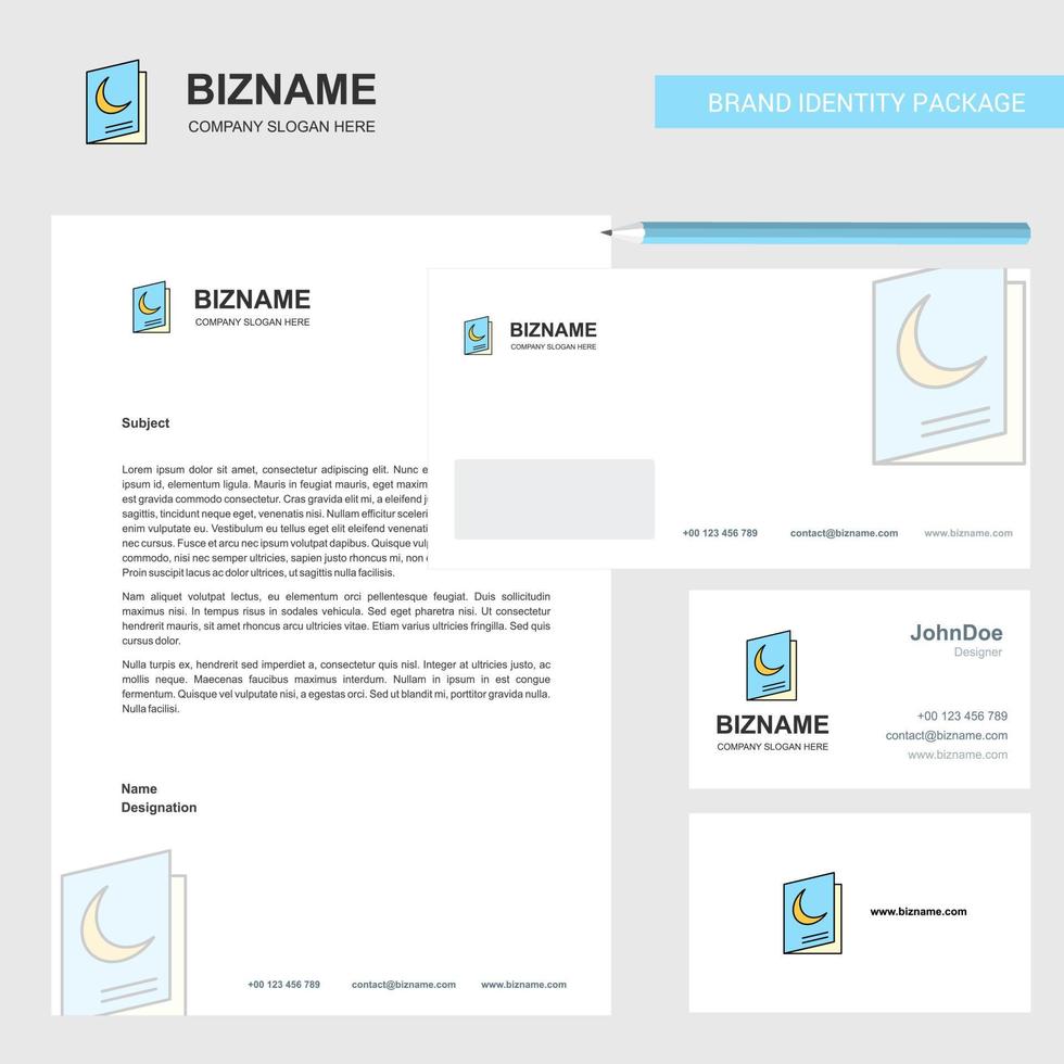 Halloween card Business Letterhead Envelope and visiting Card Design vector template
