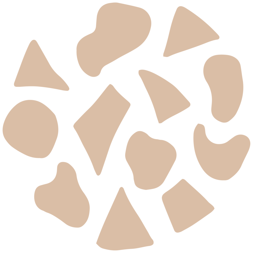 Abstract design modern geometric shape. Transparent PNG Clipart