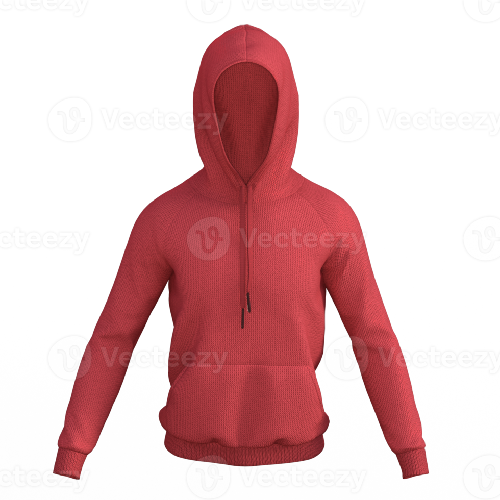 hoodie 3d rendering png