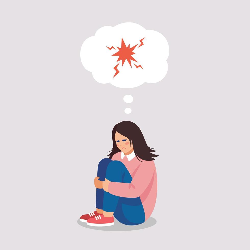 Angry tired girl suffers by symptoms of depressive disorder, stress, anger, no energy, owerworked. Vector illustration about mental problems in cartoon flat style. 14035105 Vector Art at Vecteezy Angry tired girl suffers by symptoms of depressive disorder, stress, anger, no energy, owerworked. Vector illustration about mental problems in cartoon flat style. 14035105 Vector Art at Vecteezy