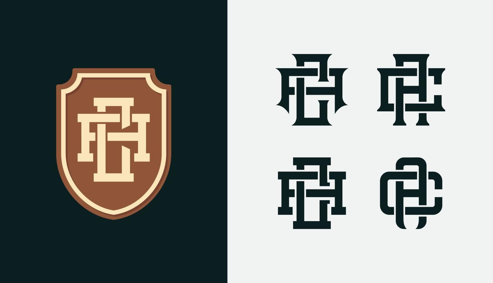 logotipo de plantilla ac o ca monogram set logo, letra inicial hecha a mano para ropa, indumentaria, deporte, béisbol, baloncesto o vector de diseño de logotipo con estilo superpuesto y entrelazado