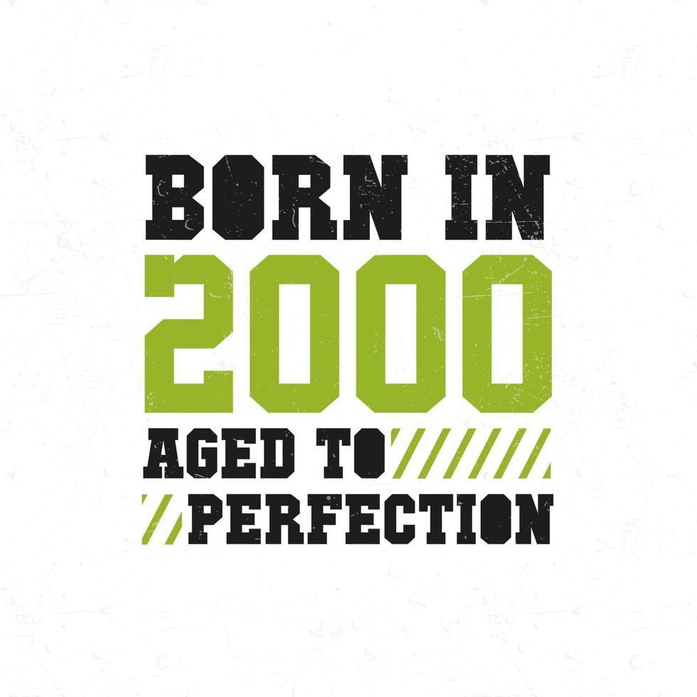 Born in 2000. Birthday celebration for those born in the year 2000