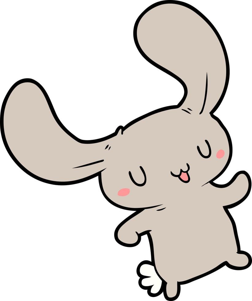 Cartoon cute bunny vector