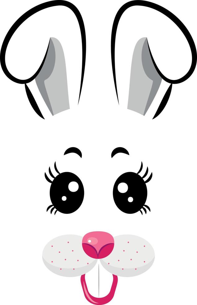 The rabbit is the symbol of 2023. Vector illustration