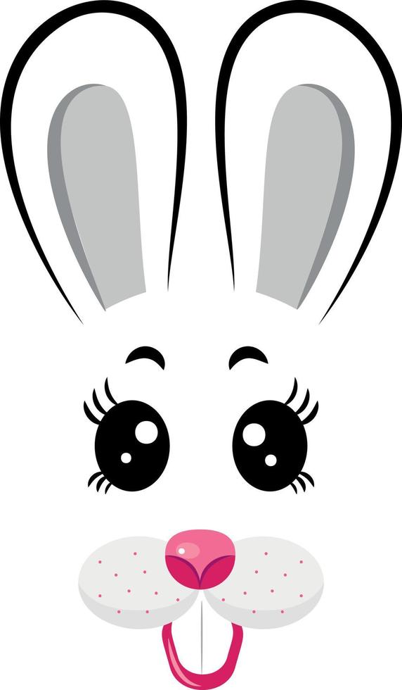 el conejo es el símbolo de 2023. ilustración vectorial vector