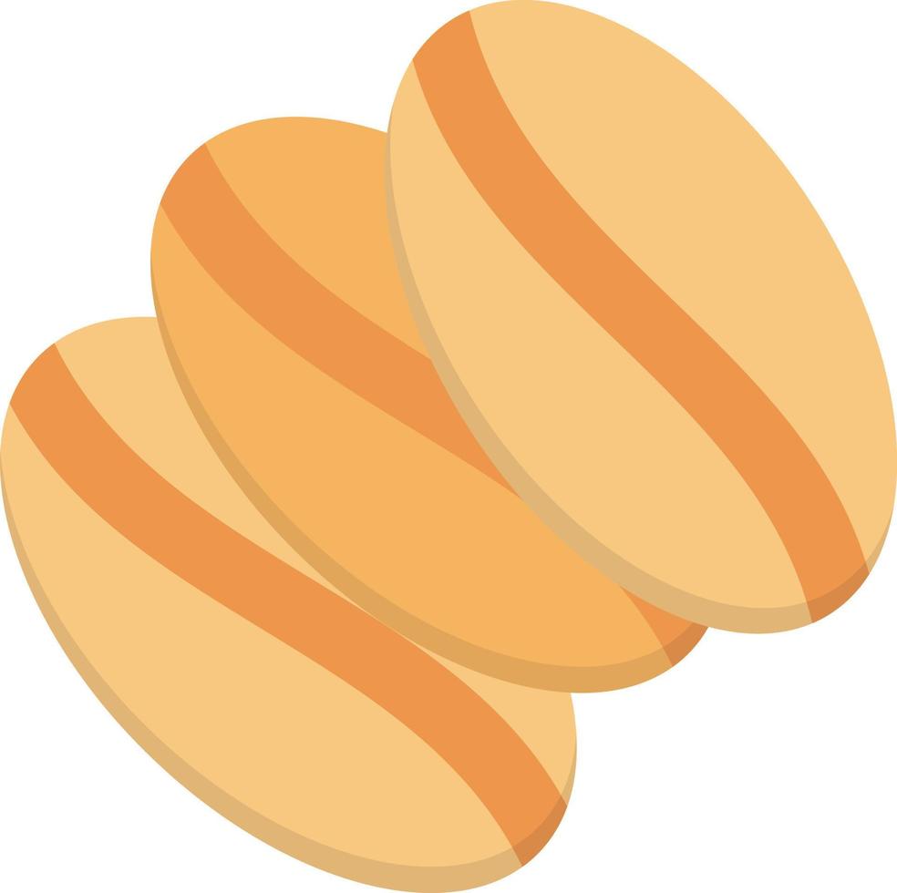 ilustración de vector de panadería en un fondo. símbolos de calidad premium. iconos vectoriales para concepto y diseño gráfico.