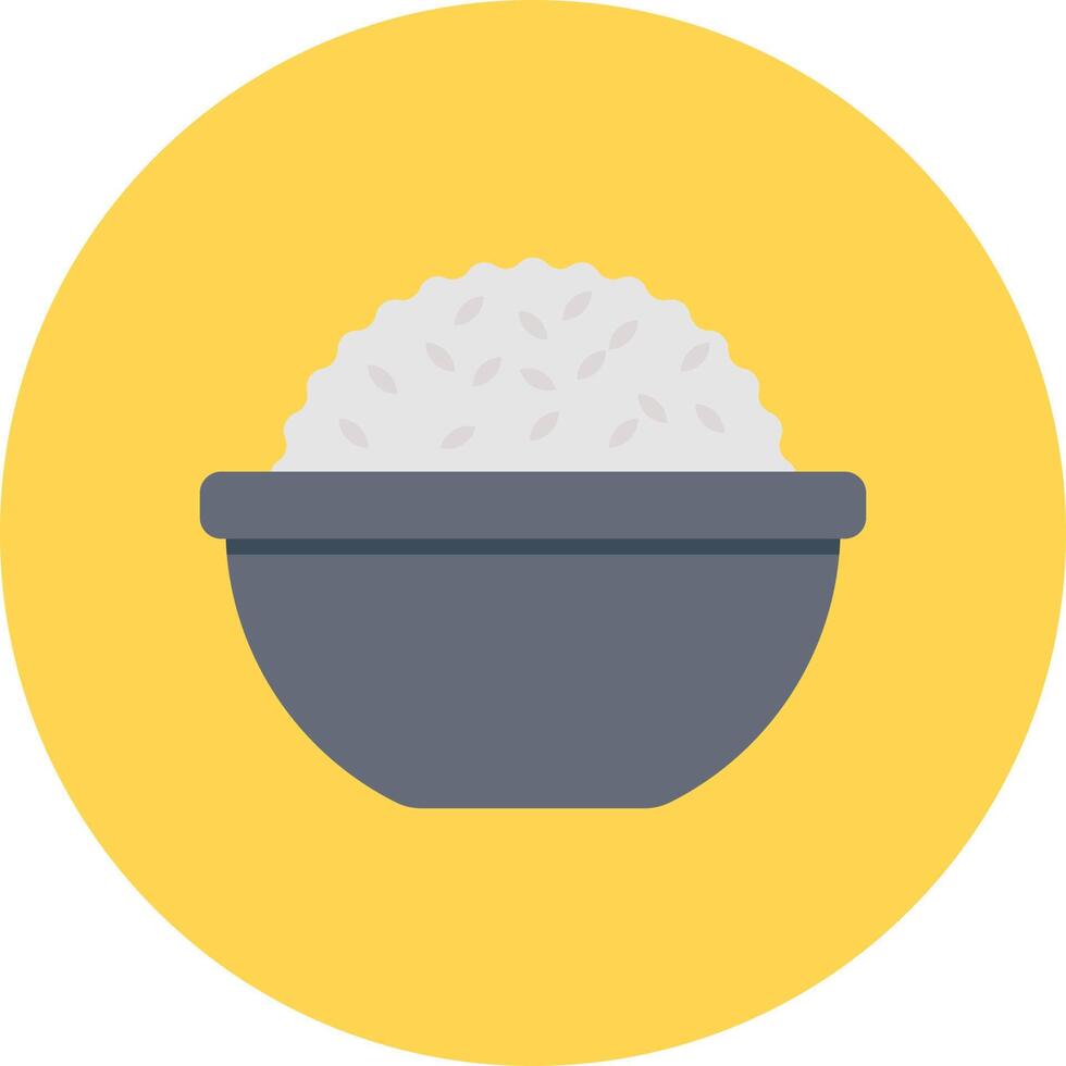 rice bowl vector illustration on a background.Premium quality symbols.vector icons for concept and graphic design.