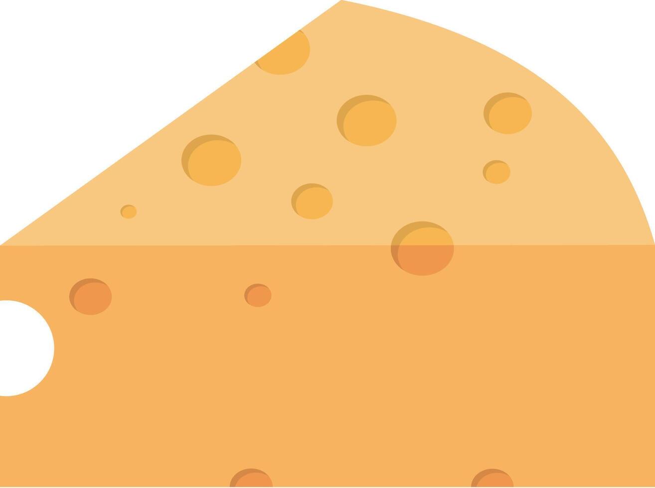 ilustración de vector de queso en un fondo. símbolos de calidad premium. iconos vectoriales para concepto y diseño gráfico.