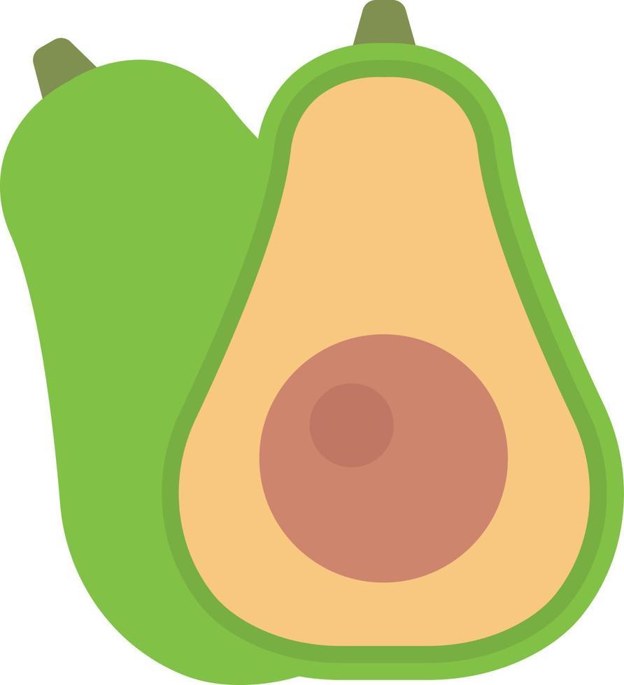 avocado vector illustration on a background.Premium quality symbols.vector icons for concept and graphic design.