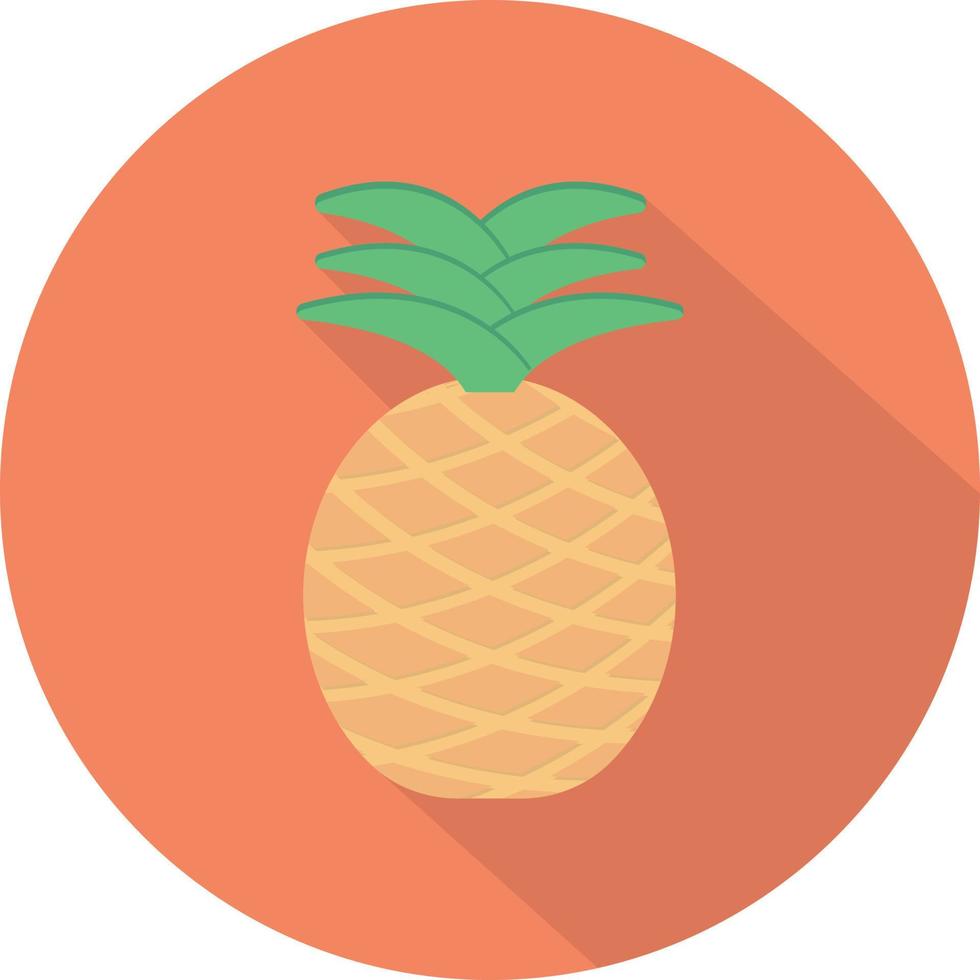 ilustración vectorial de piña en un fondo. símbolos de calidad premium. iconos vectoriales para concepto y diseño gráfico. vector