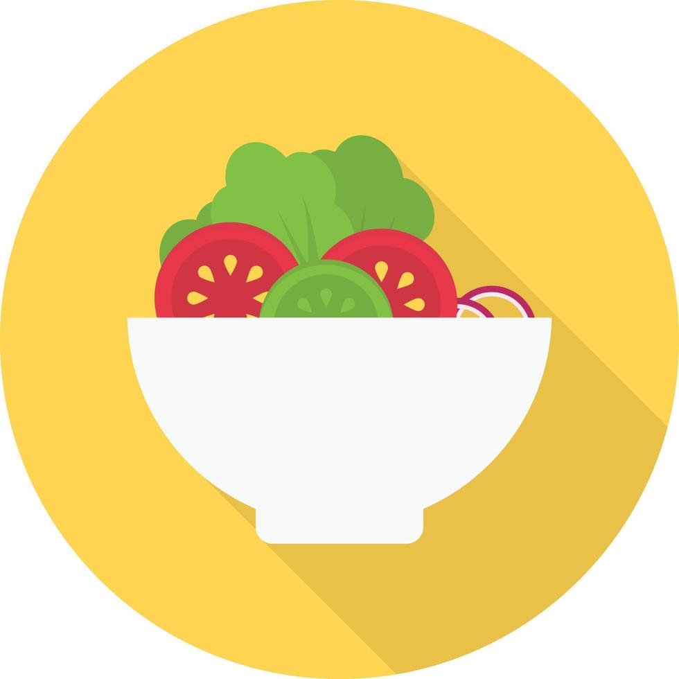 ilustración de vector de ensaladera en un fondo. símbolos de calidad premium. iconos vectoriales para concepto y diseño gráfico.