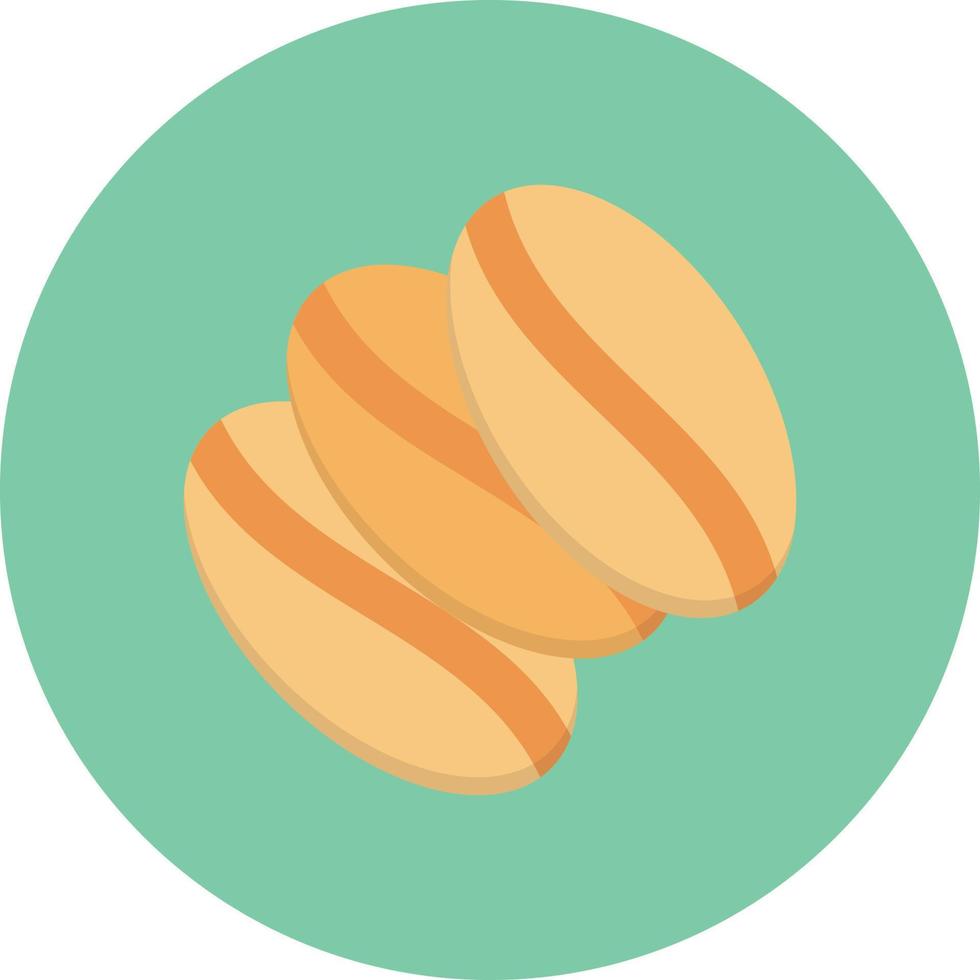 ilustración de vector de panadería en un fondo. símbolos de calidad premium. iconos vectoriales para concepto y diseño gráfico.