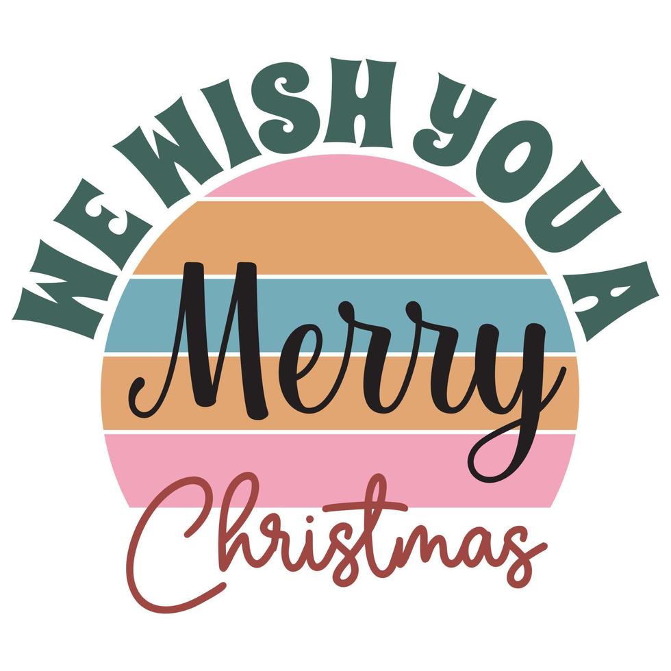 We Wish You a Merry Christmas vector