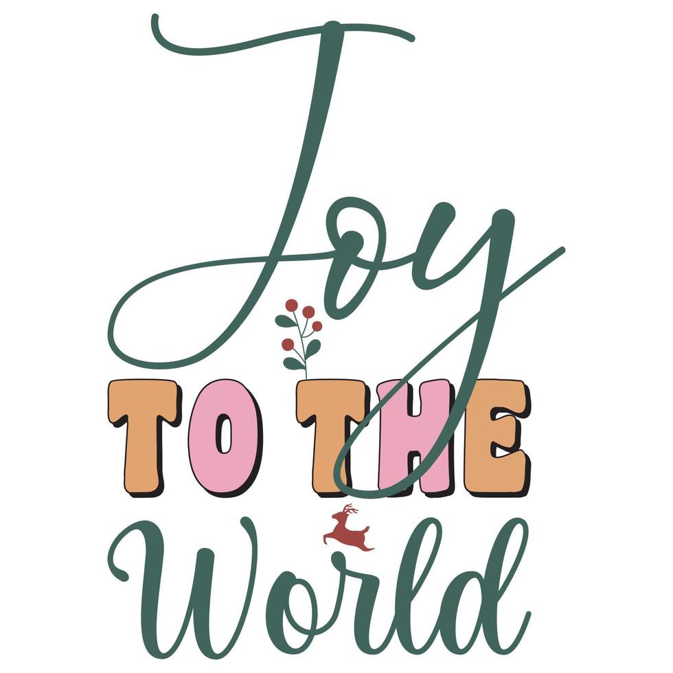 Joy to the World vector